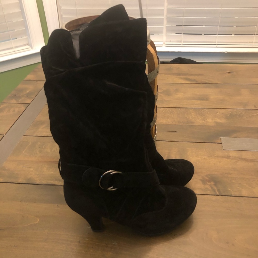 Black Heeled Boots